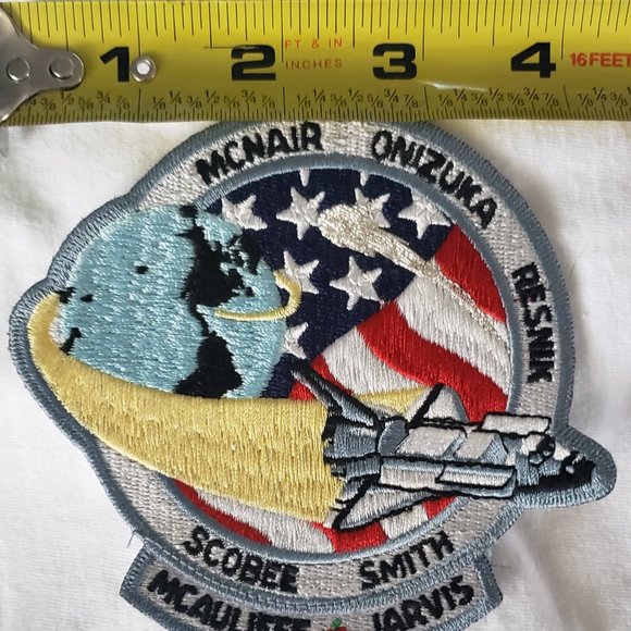 Special Space Shuttle Challenger Seven MEMORIAL PATCH STS-51L NASA TEACHER SPACE - Picture 2 of 2